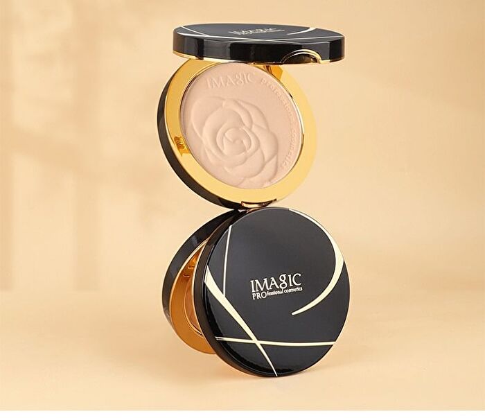 Imagic Rose Pattern HD Setting Compact Powder - 5 Shades - #1385 Bronze - 13.5g