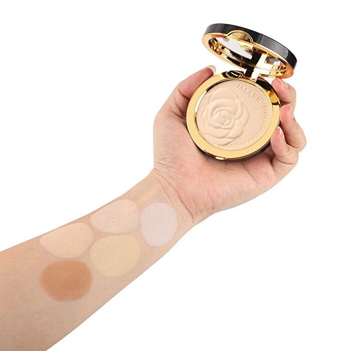 Imagic Rose Pattern HD Setting Compact Powder - 5 Shades - #1385 Bronze - 13.5g