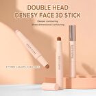 Highlighter & Contour Double-Headed Stick - 3 Shades - 102 Natural & Light Brown - 3.6g