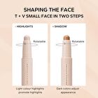 Highlighter & Contour Double-Headed Stick - 3 Shades - 102 Natural & Light Brown - 3.6g