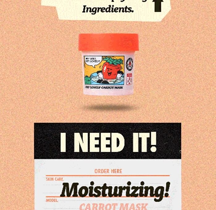 Ugly Lovely Carrot Mask - 100ml