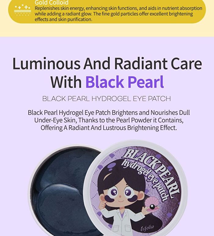 Hydrogel Eye Patch - 4 Types - 2024 Version - Black Pearl