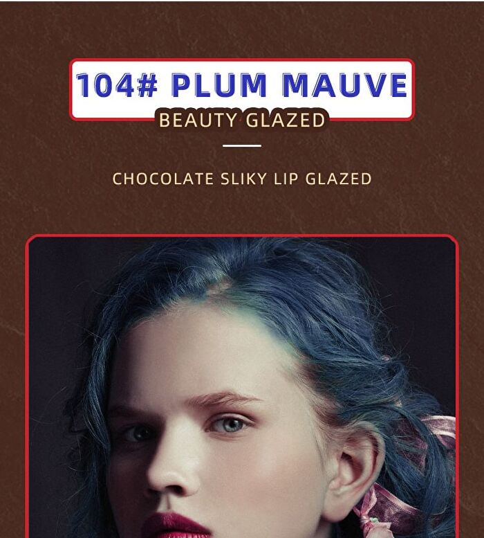 Beauty Glazed Chocolate Silky Lip Glaze - 12 Colours - 102 Coral Cream - 2g