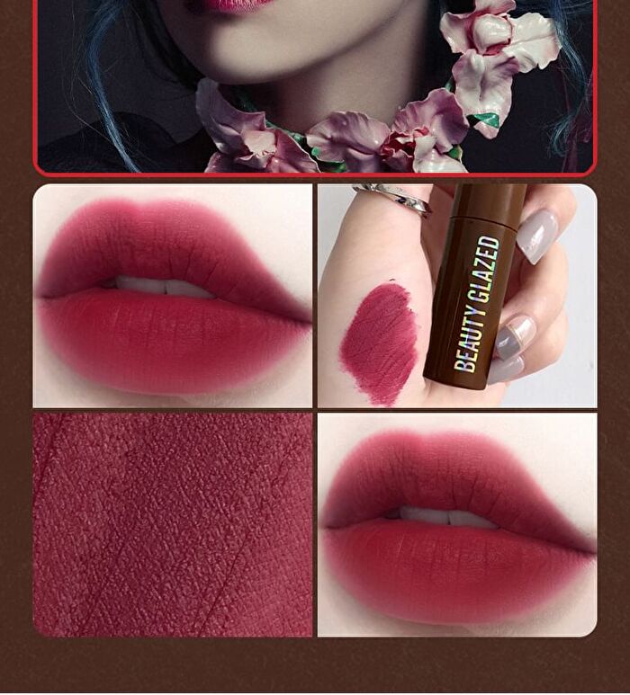 Beauty Glazed Chocolate Silky Lip Glaze - 12 Colours - 102 Coral Cream - 2g
