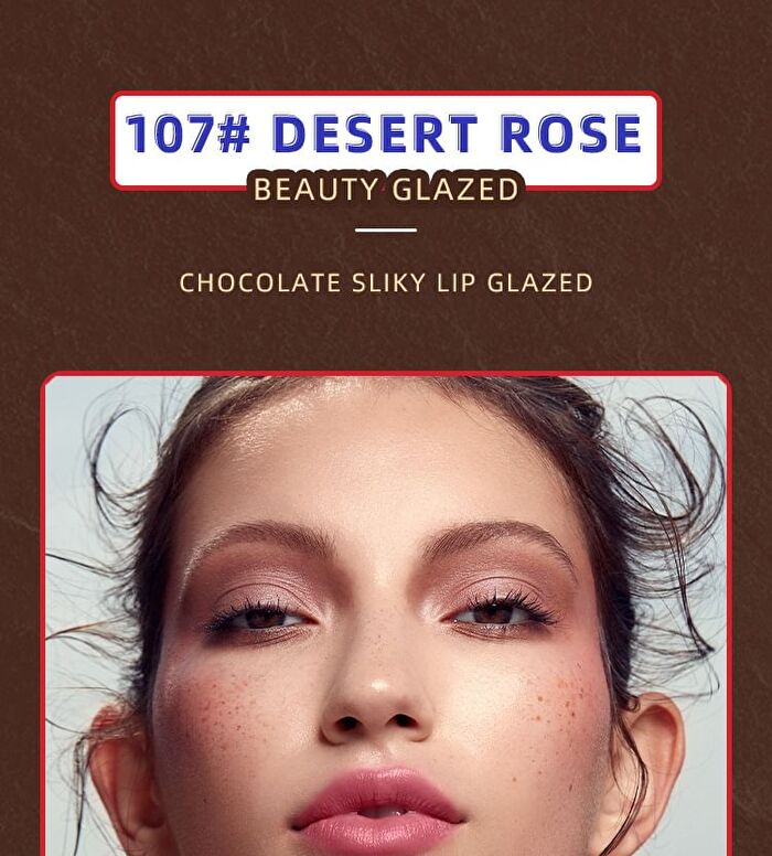 Beauty Glazed Chocolate Silky Lip Glaze - 12 Colours - 102 Coral Cream - 2g