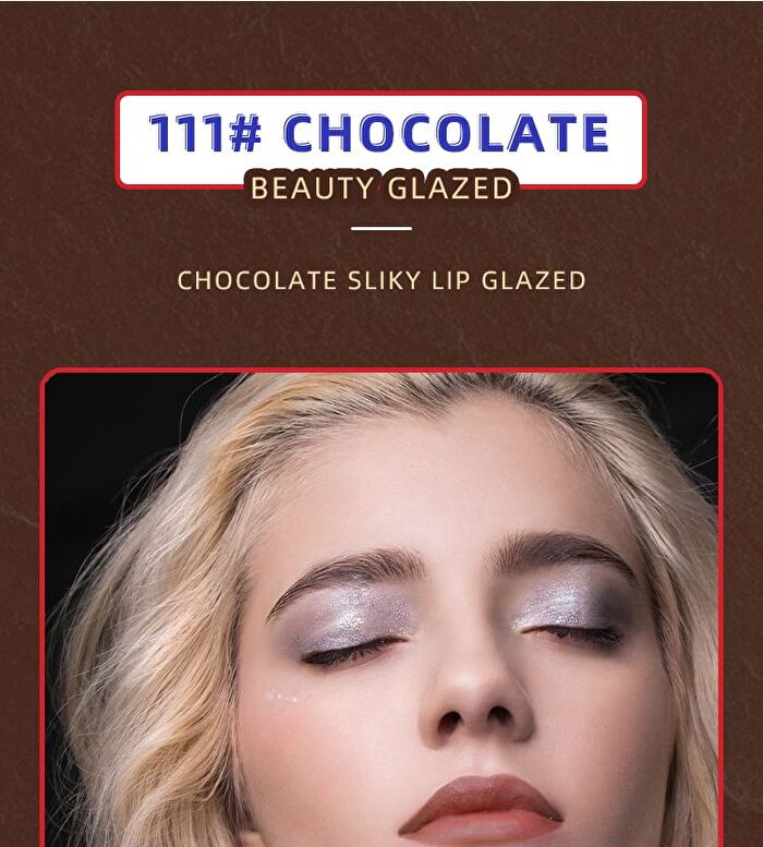 Beauty Glazed Chocolate Silky Lip Glaze - 12 Colours - 102 Coral Cream - 2g