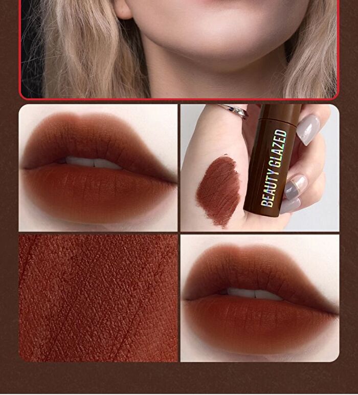 Beauty Glazed Chocolate Silky Lip Glaze - 12 Colours - 102 Coral Cream - 2g