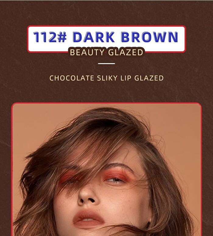 Beauty Glazed Chocolate Silky Lip Glaze - 12 Colours - 102 Coral Cream - 2g