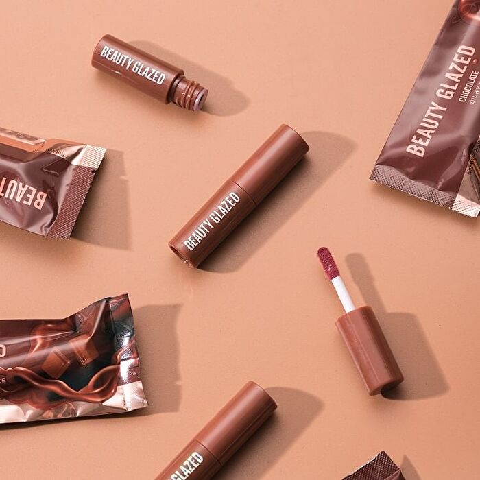 Beauty Glazed Chocolate Silky Lip Glaze - 12 Colours - 102 Coral Cream - 2g