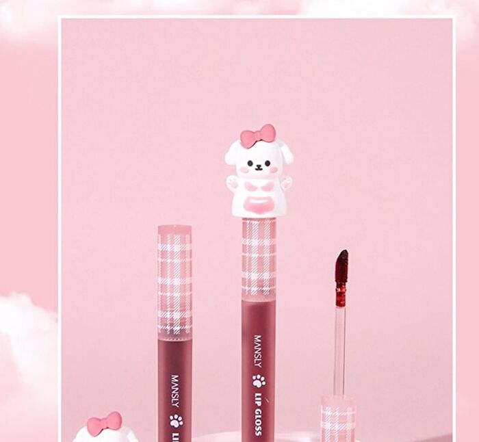 Mansly Puppy Series Watery Mirror Lip Gloss - 3 Colors - 606# - 1g