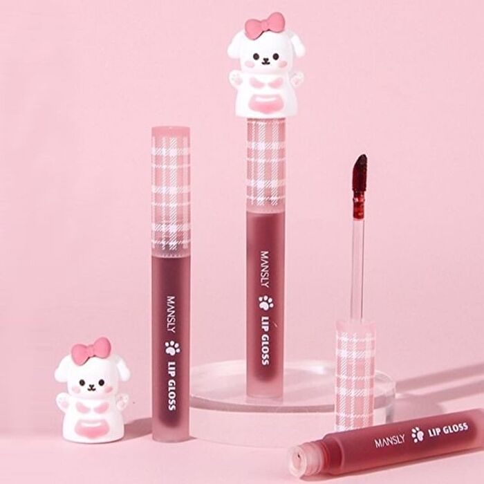 Mansly Puppy Series Watery Mirror Lip Gloss - 3 Colors - 609# - 1g