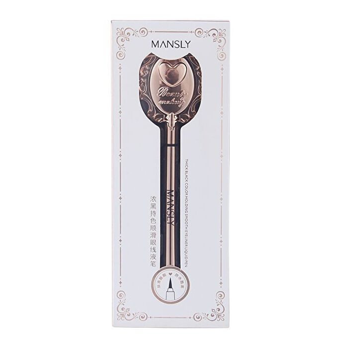 Mansly Intense Black Smooth Eyeliner with Mirror - 1pc - 0.7g