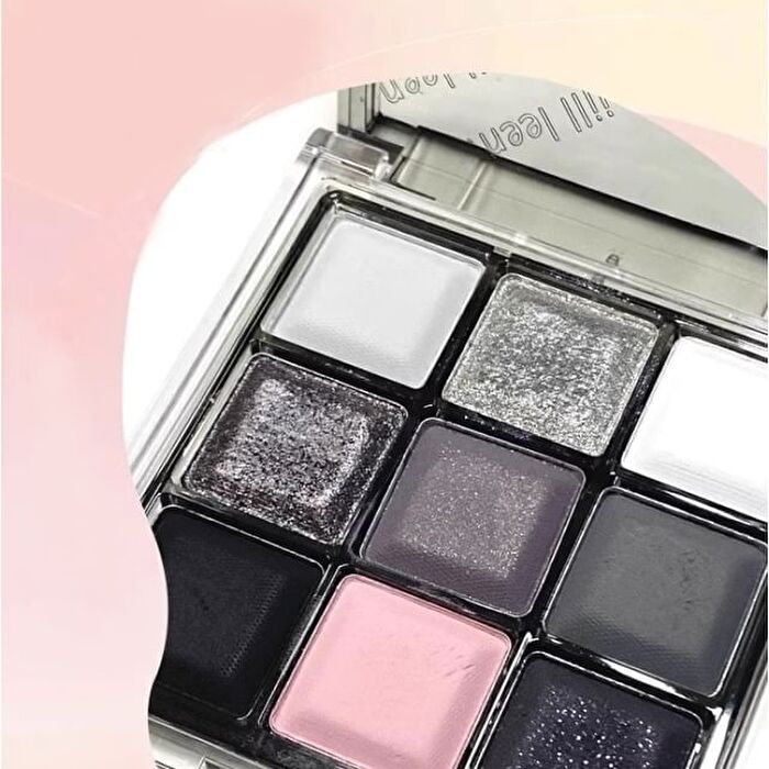 Jill Leen 9 Colors Chocolate Eyeshadow Palette - #CC04 Dark Chocolate - #CC04 - 9g