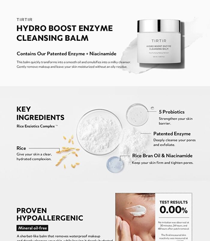 Hydro Boost Enzyme Cleansing Balm - 50ml