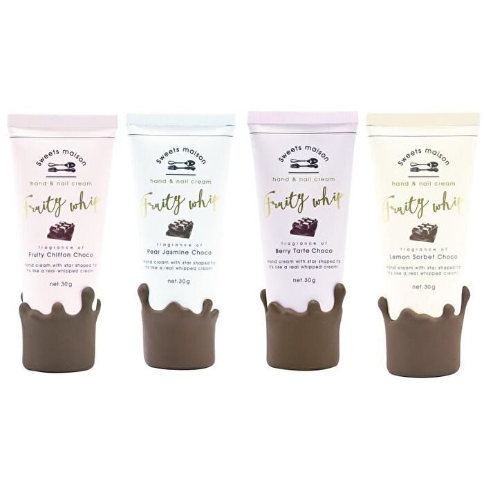 Sweets Maison Fruity Whip Hand & Nail Cream - Lemon Sorbet Choco - 30g