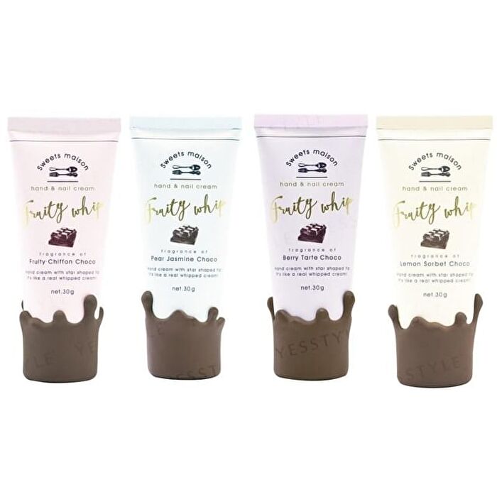 Sweets Maison Fruity Whip Hand & Nail Cream - Lemon Sorbet Choco - 30g
