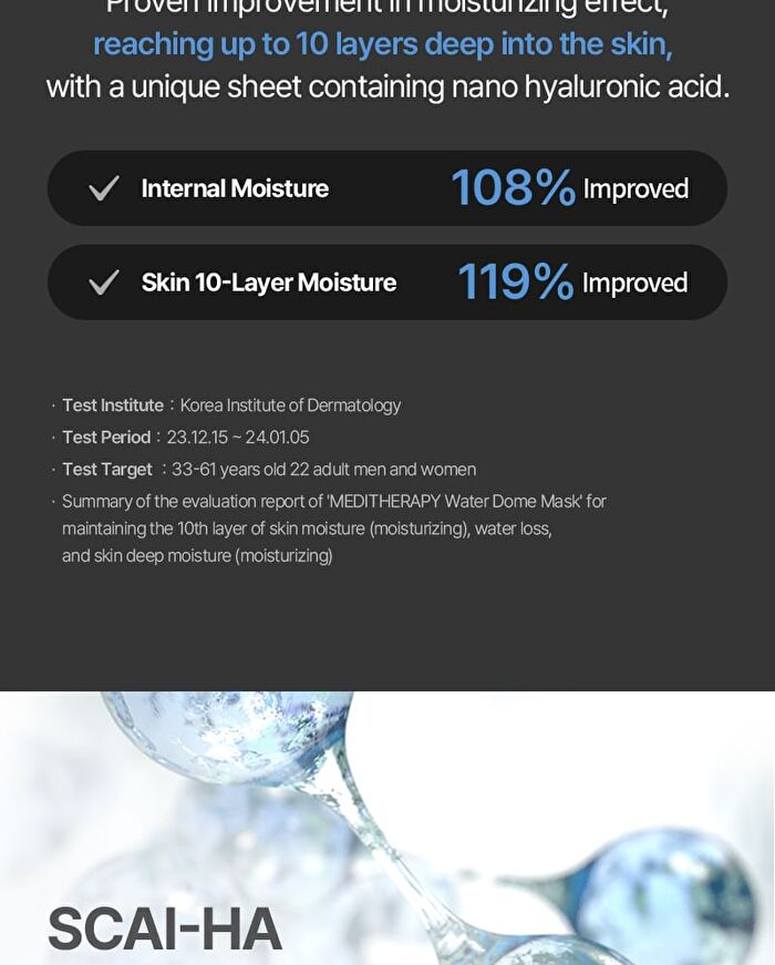 Blue Layer Water Dome Mask Set - 34g x 4 sheets