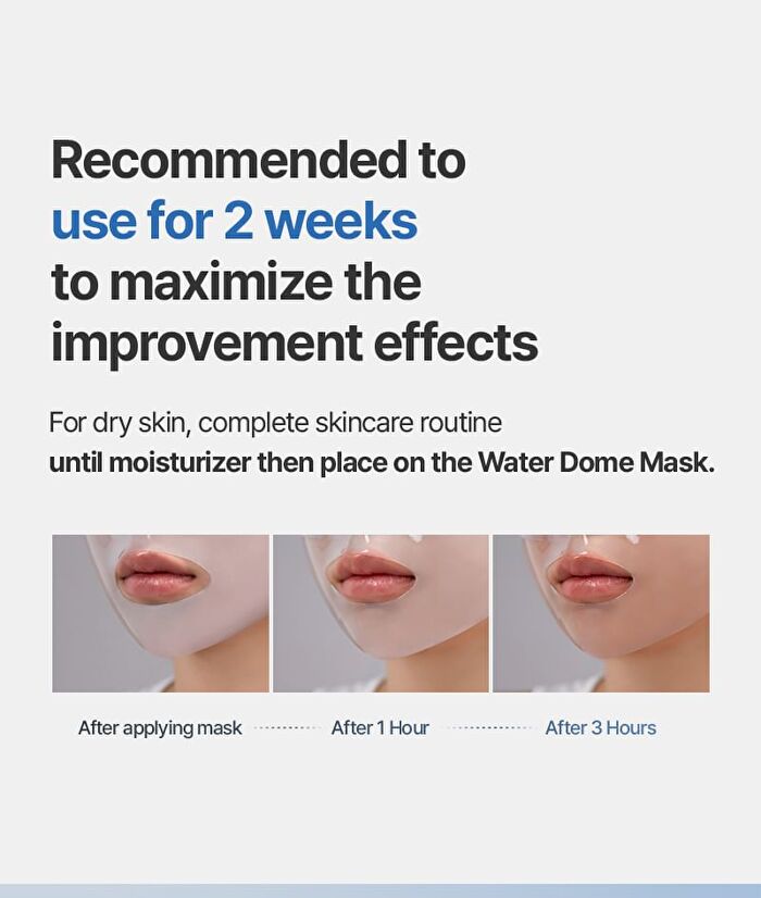 Blue Layer Water Dome Mask Set - 34g x 4 sheets