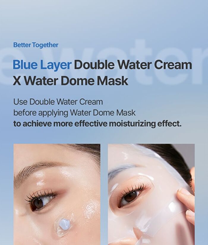Blue Layer Water Dome Mask Set - 34g x 4 sheets