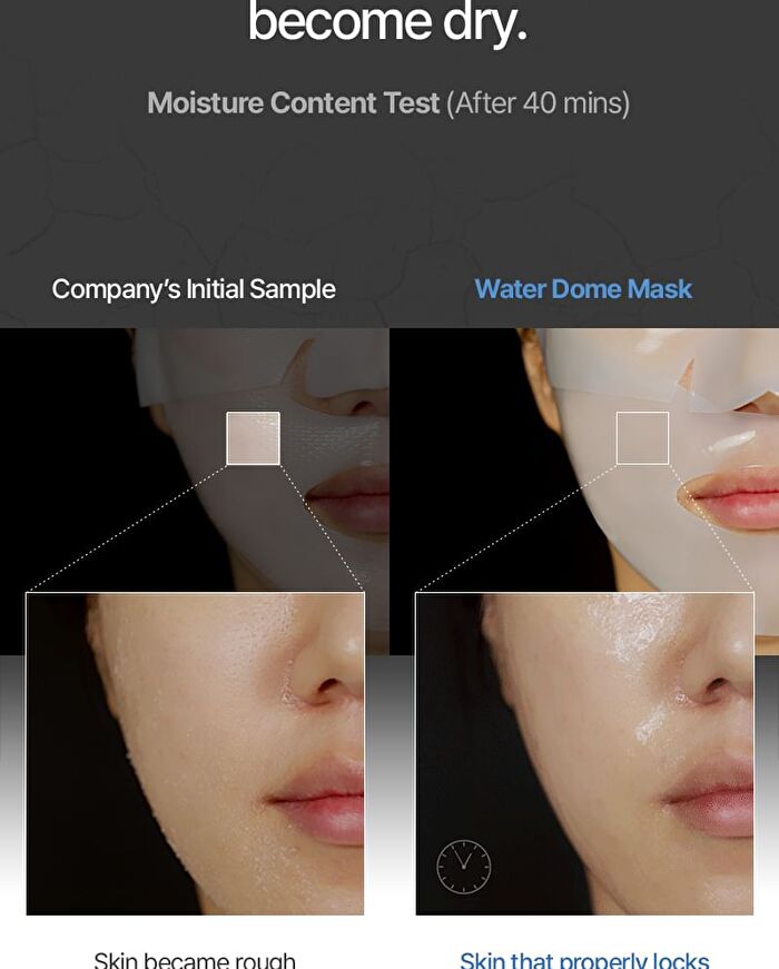 Blue Layer Water Dome Mask Set - 34g x 4 sheets