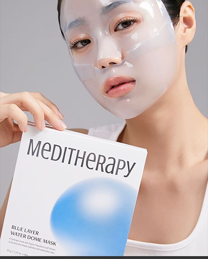 Blue Layer Water Dome Mask Set - 34g x 4 sheets
