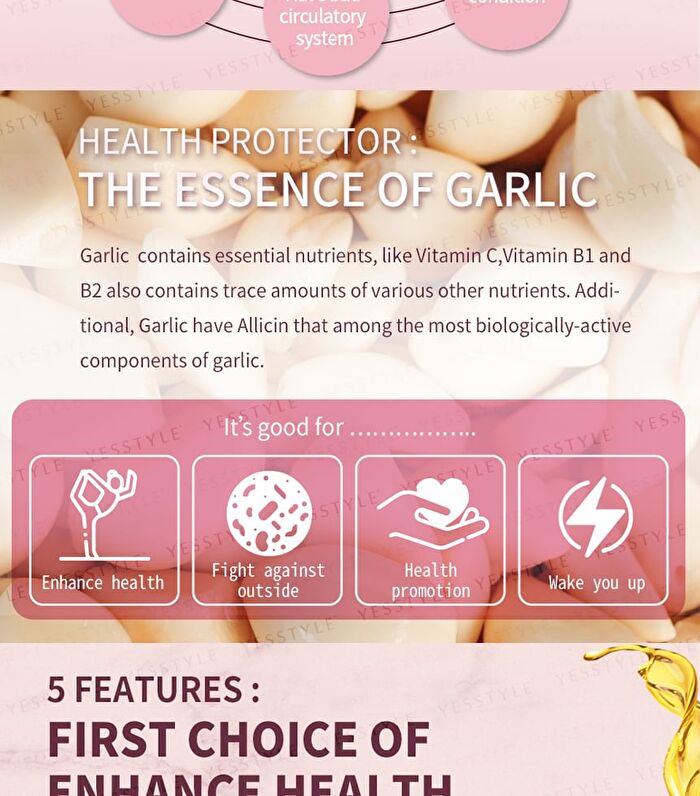 Garlic Oil Softgel - 60 softgels
