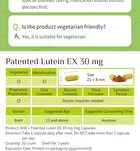 Patented Lutein Ex Veg Capsule - 60 capsules