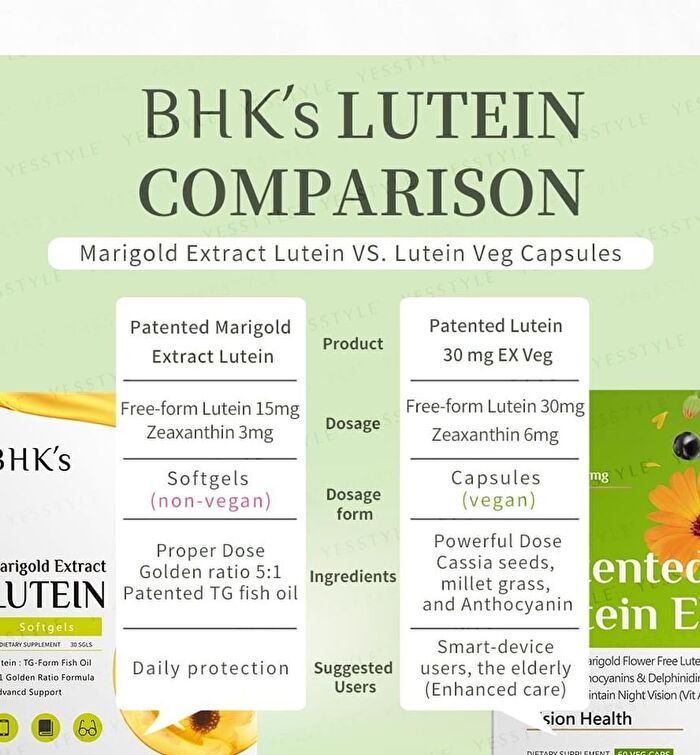 Patented Lutein Ex Veg Capsule - 60 capsules