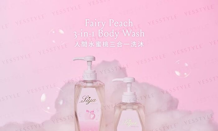 Siya Fairy Peach 3-In-1 Body Wash - 600ml