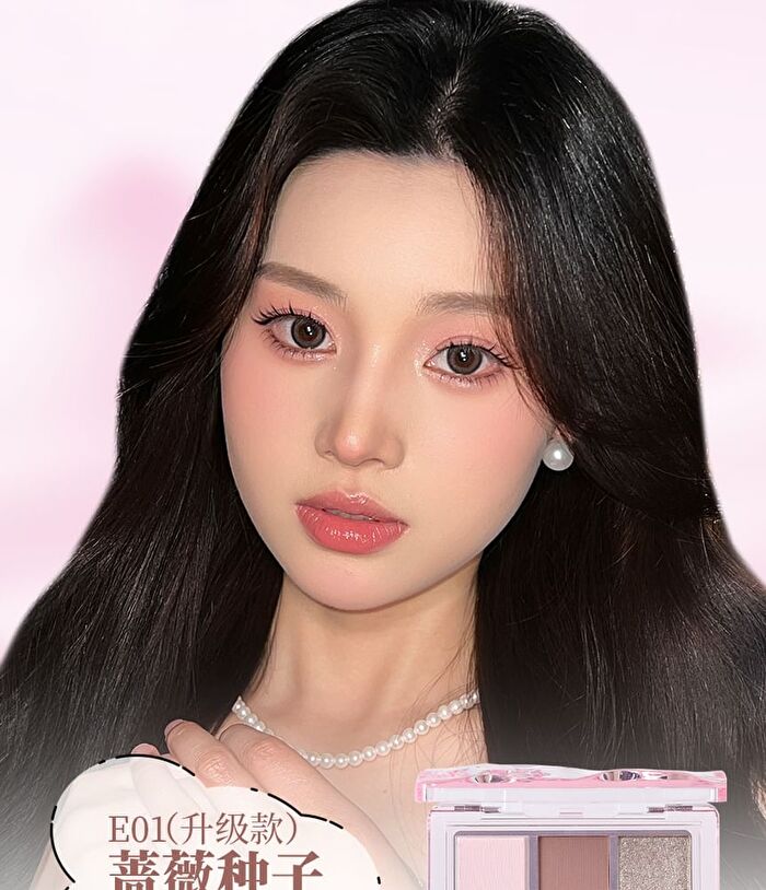 Veecci Sweet Dream Eyeshadow Palette - 4 Types - E02# Moonlight & Sand - 5.2g