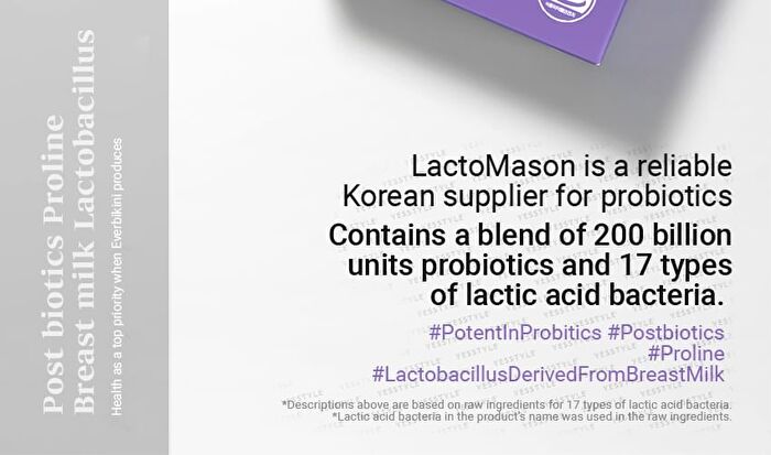 Post Biotics Proline Breast Milk Lactobacillus - 2g x 30 sticks