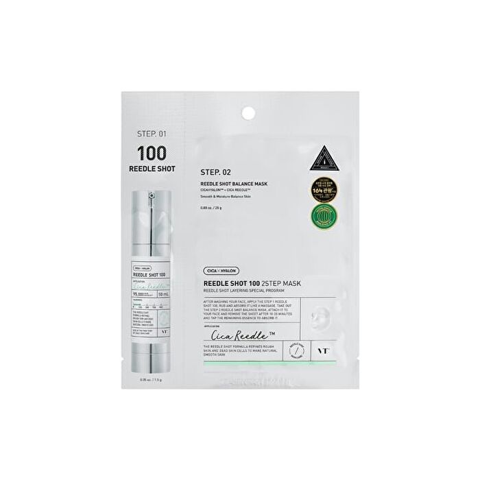 Vt Reedle Shot 100 2 Step Mask - 1.5g + 25g x 1 sheet