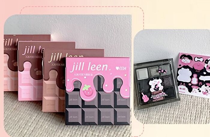 Jill Leen 9 Colors Chocolate Eyeshadow Palette - #CC01 Hazelnut Cocoa - #CC01 - 9g