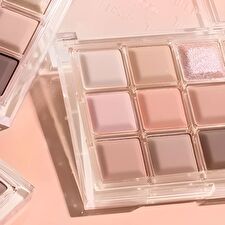 Jill Leen 9 Colors Chocolate Eyeshadow Palette - #CC03 Peach Chocolate - #CC03 - 9g