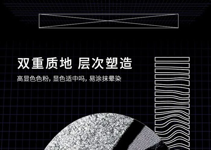 Cyberpunk Eyeshadow Palette - 4 Types - 102# Future Machinery - 4g