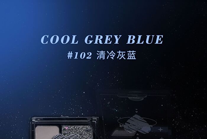 Cold Tipsy Eyeshadow Palette - 5 Types - 02# Cool Grey Blue - 6g