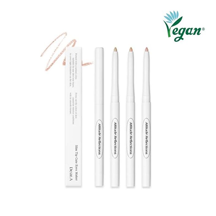 Slim Tip Cute Eyes Maker - 3 Colors - #02 Pink Tulip