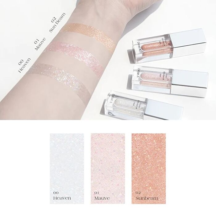 Vegan Glitter Eyeshadow - 3 Colors - #01 Mauve