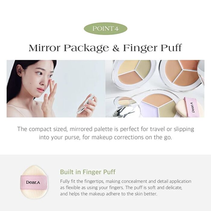 Perfect Cover Concealer Palette - 3 Colors - #C01