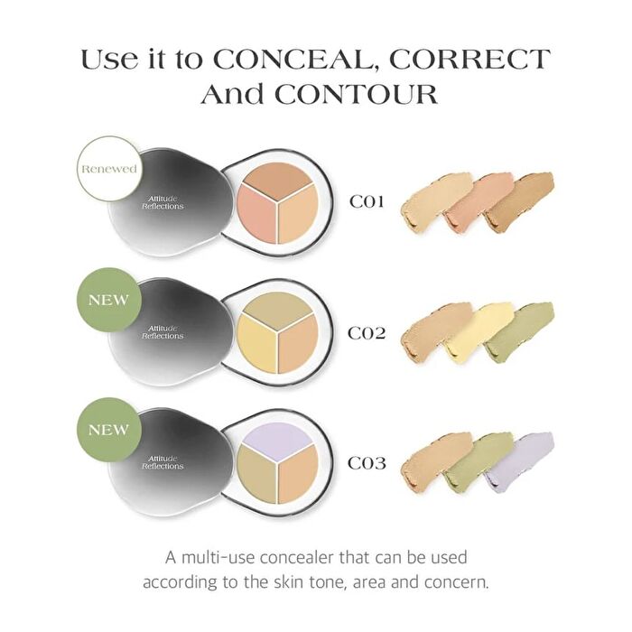Perfect Cover Concealer Palette - 3 Colors - #C01