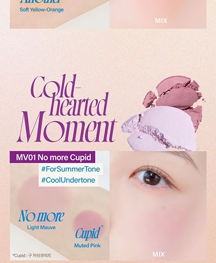fwee Mellow Dual Blusher - 12 Colors - #PK02 Fall in Highkey