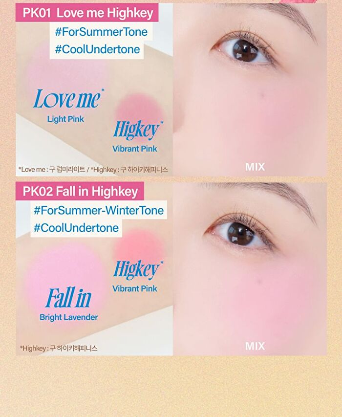 fwee Mellow Dual Blusher - 12 Colors - #RD02 Another Me