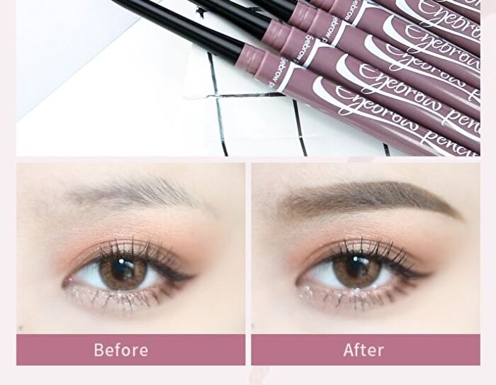 2 in 1 Eyebrow Pencil (#04-06) - #03 Light Green - 0.3g