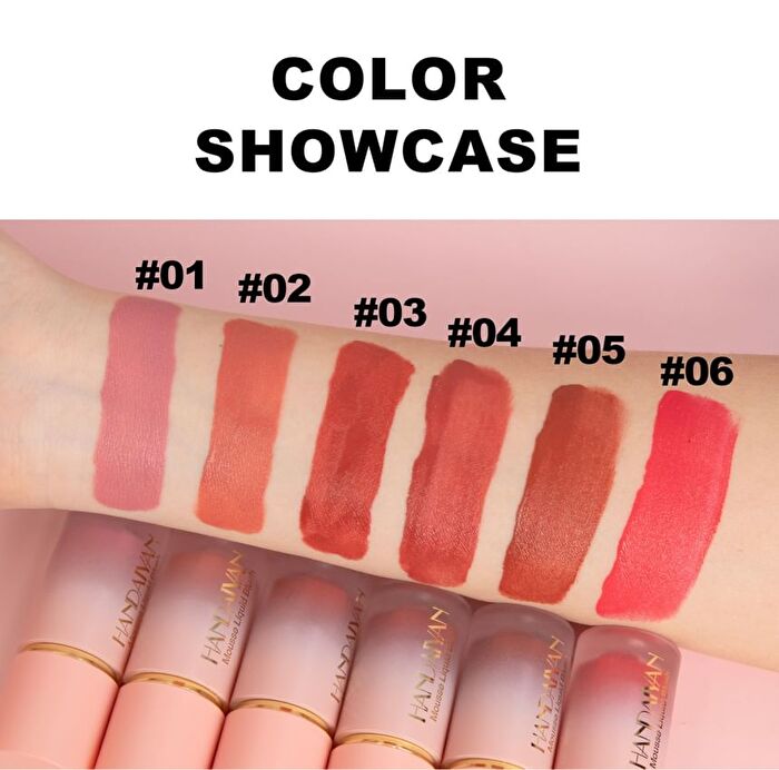 Mousse Liquid Blush - 6 Colors - 01# - 6.5ml