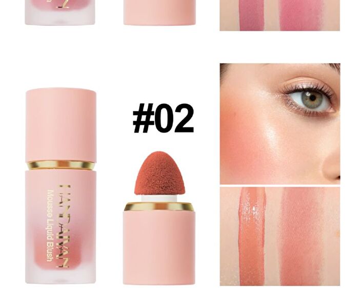 Mousse Liquid Blush - 6 Colors - 01# - 6.5ml
