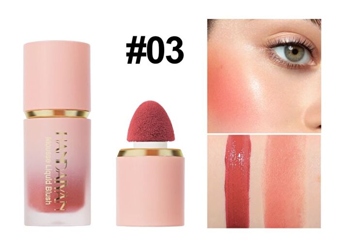 Mousse Liquid Blush - 6 Colors - 01# - 6.5ml