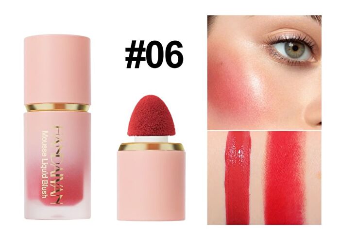 Mousse Liquid Blush - 6 Colors - 01# - 6.5ml