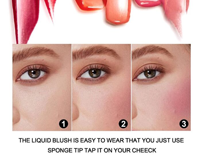Mousse Liquid Blush - 6 Colors - 01# - 6.5ml