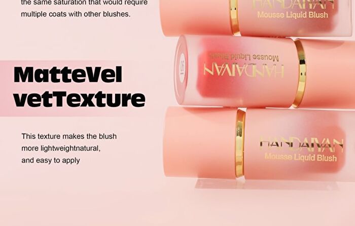 Mousse Liquid Blush - 6 Colors - 01# - 6.5ml