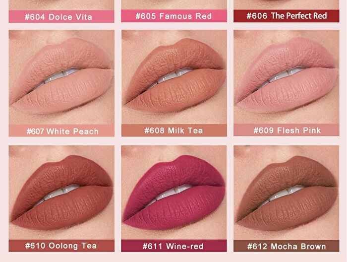 Ice Cube Matte Lipstick - 12 Colors - 603# Hazy Rose - 3.5g